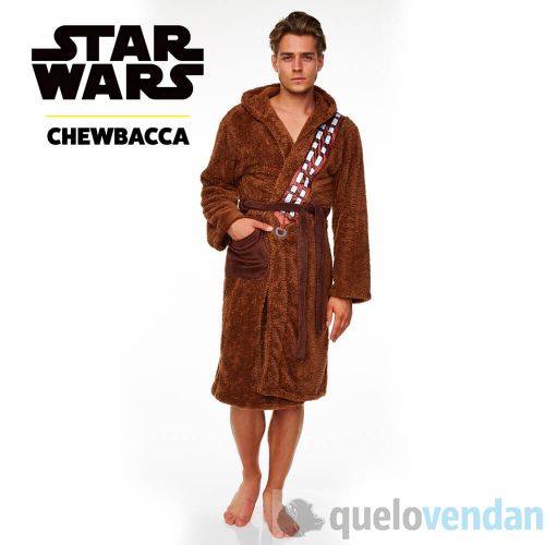 Groovy Star Wars nuevo forro polar Chewbacca Unisex adultos albornoz con capucha albornoz 