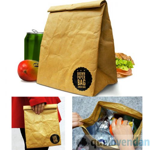 Bolsa para el almuerzo Brown paper bag - Quelovendan