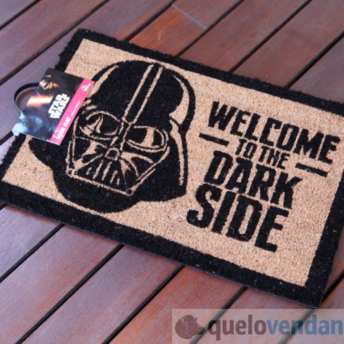 Star Wars Felpudo con texto en inglés Welcome to The Darkside Home de  regalo, talla única