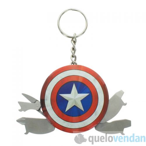 Llavero multiusos Escudo Capitán América - Marvel