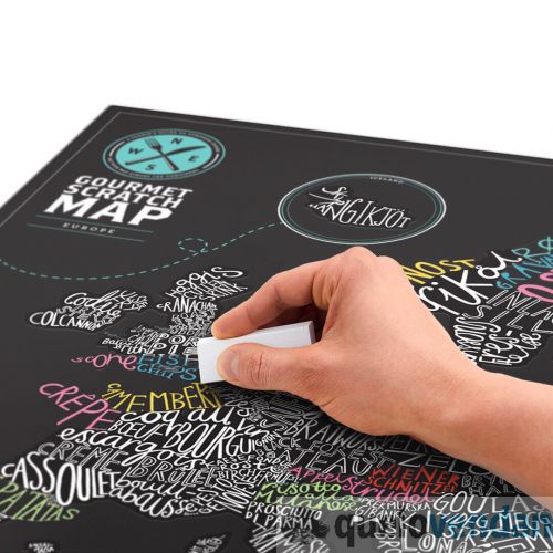Scratch Mapa Mundi para rascar - Para decorar - Los mejores
