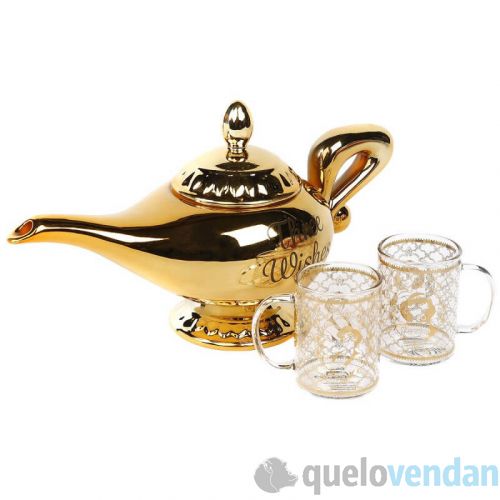 Set de Tetera lámpara de Aladdin y vasos - Quelovendan