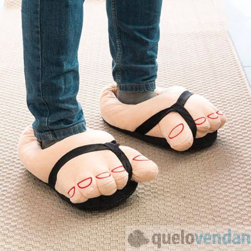 bicapa prosperidad Descarte Zapatillas Pies gigantes con sandalias negras - Quelovendan