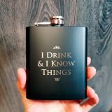 Petaca Tyrion - I drink and i know things - de Juego de Tronos