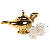 Set de Tetera lámpara de Aladdin y vasos