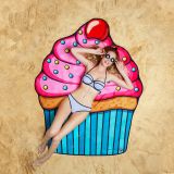 Toalla-Manta de playa, Cupcake