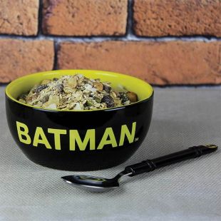 Set desayuno bol y cuchara Batman DC Comics