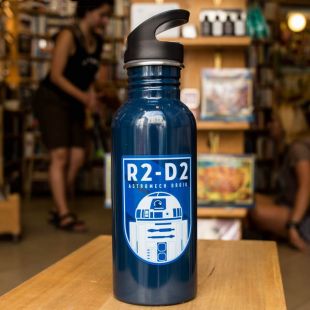 Botella agua de metal, R2-D2 de Star Wars