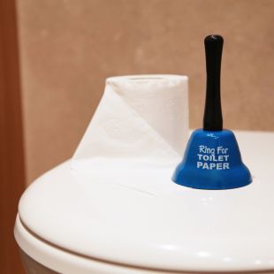 Campanilla "Ring for Toilet Paper"