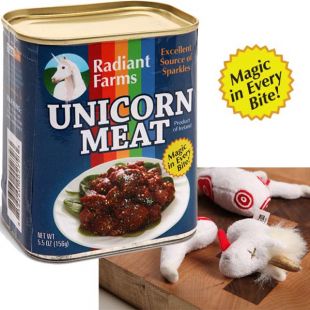 Carne de Unicornio en lata (Peluche)