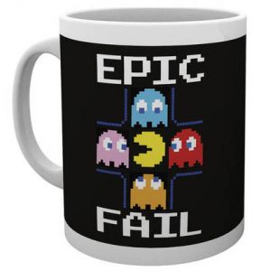 Taza Pac-Man Epic Fail