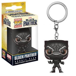Llavero Pocket Pop! Black Panther de Marvel