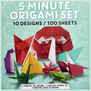 Set de Origamis de 5 minutos, papiroflexia 