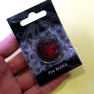 Pin emblema Dragón 3 cabezas Targaryen, de Juego de Tronos