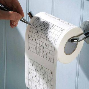 Papel higiénico WC Sudoku