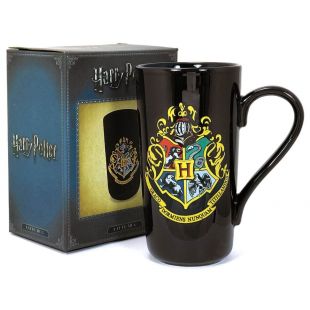 Taza latte blasón de Hogwarts, de Harry Potter